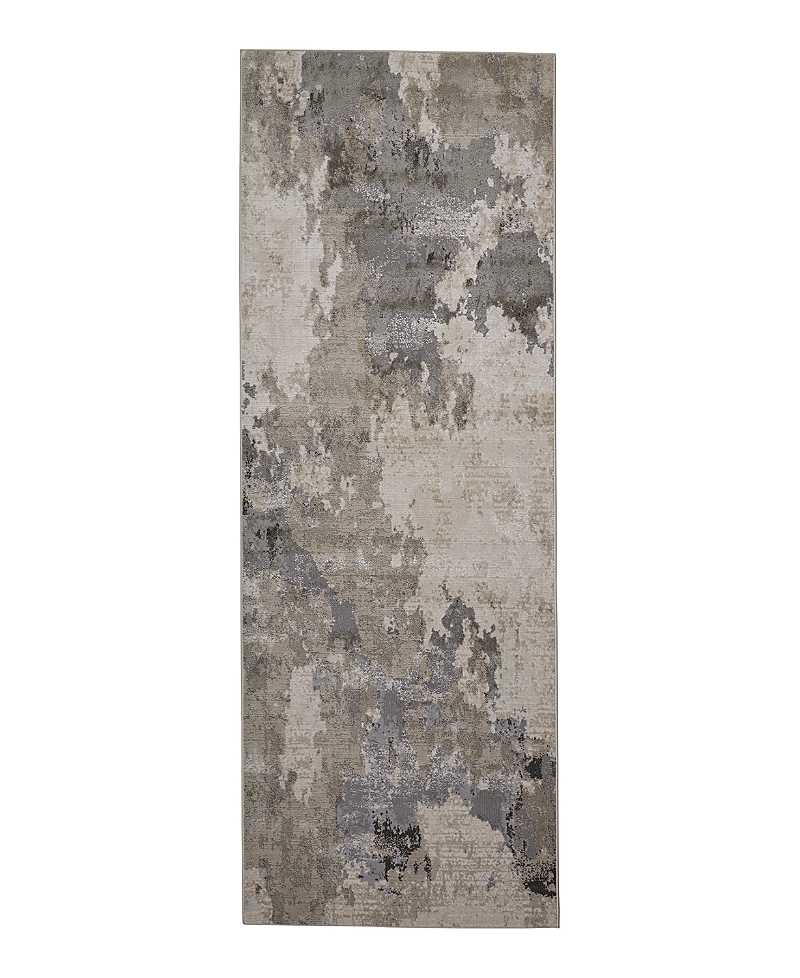 Feizy Prasad 3970f Runner Area Rug, 2'10 X 7'10 In Gray