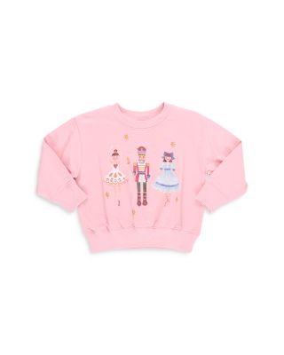 Pink Chicken - Girls' French Terry Nutcracker Sweatshirt - Little Kid