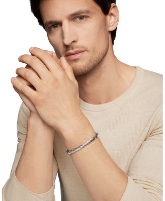 Men's DY Helios Cuff Bracelet in Sterling Silver, 6mm