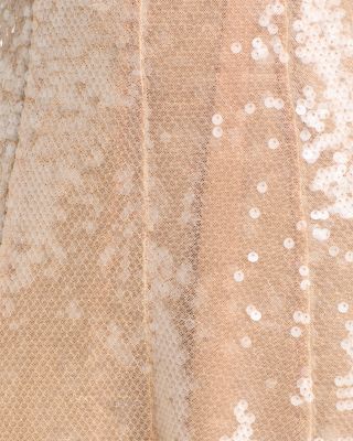 Gold Sequin Off-the-Shoulder Dress - Exclusive