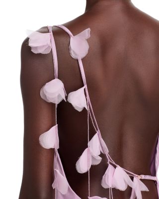 Nymeria 3D Floral Open Back Gown