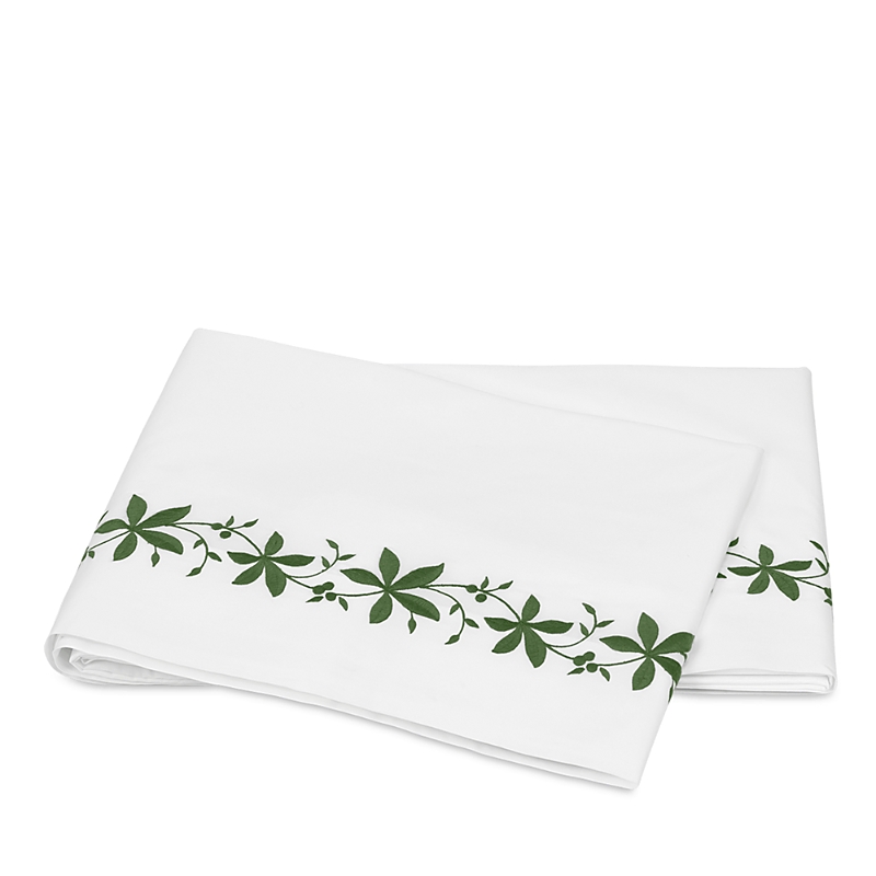 Matouk Callista Flat Sheet, Full Queen In Clover