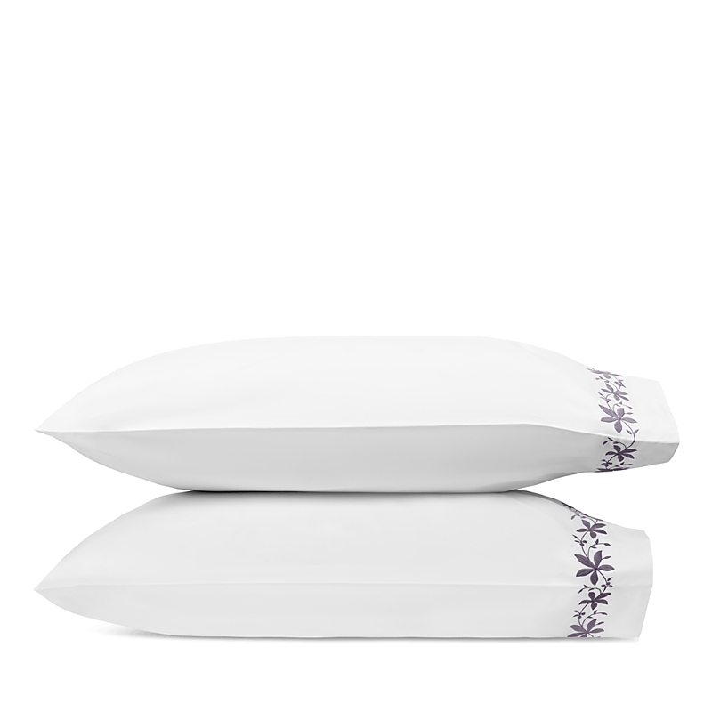 Matouk Callista King Pillowcase Set In Lilac