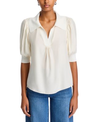 Weldon Collared Silk Blouse