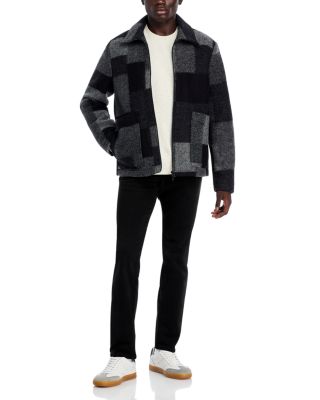 L'Homme Slim Brushed Twill Pants in Noir