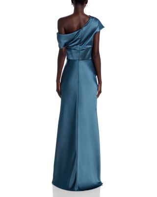 Asymmetric Draped Gown