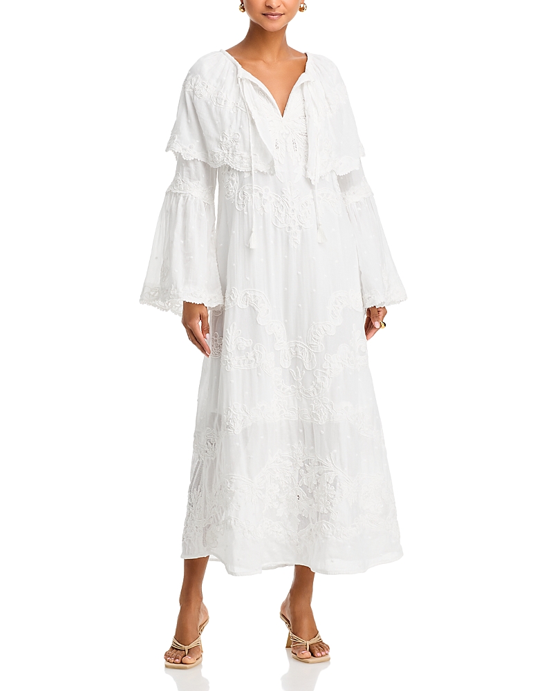 Shop Sea Vale Capelet Dress In White