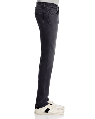 Luxe Performance Plus Slimmy Tapered Slim Fit Jeans in Washed Black