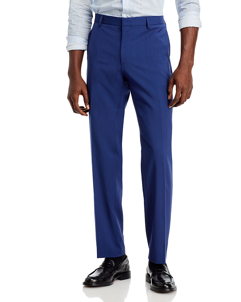 Hugo Boss Modern-fit Trousers In A Performance-stretch Wool Blend