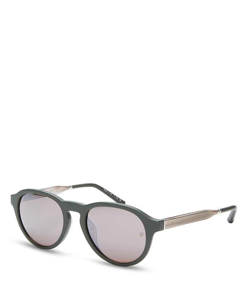Oliver Peoples Round Sunglasses, 51mm In Green Gradient
