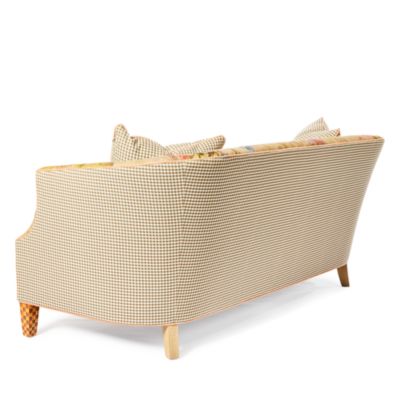 Field Study Floral and Gingham Fabric Sofa