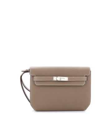 Pre-Owned Hermes 25 Kelly Depeches Pouch Togo