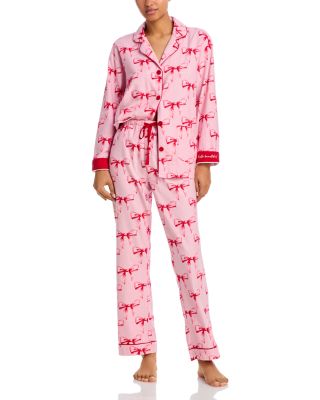 PJ Salvage - Ribbon & Bows Flannel Pajama Set