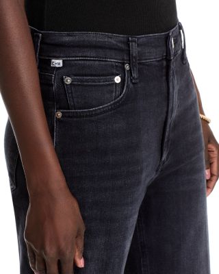 Palma High Rise Ankle Straight Jeans in Medallion