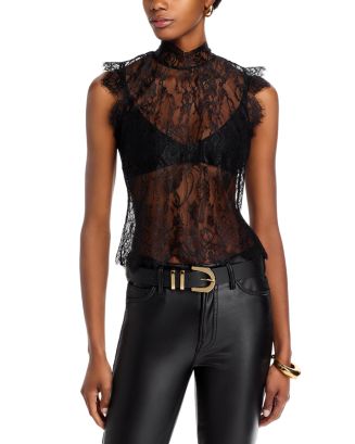 L'AGENCE Tours Lace Top | Bloomingdale's