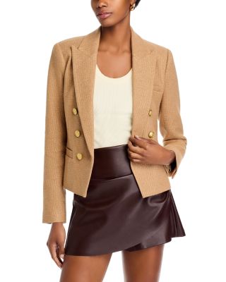 L'AGENCE - Brooke Double Breasted Cropped Blazer