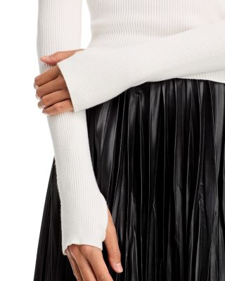 Reeves Button Detail Turtleneck Sweater