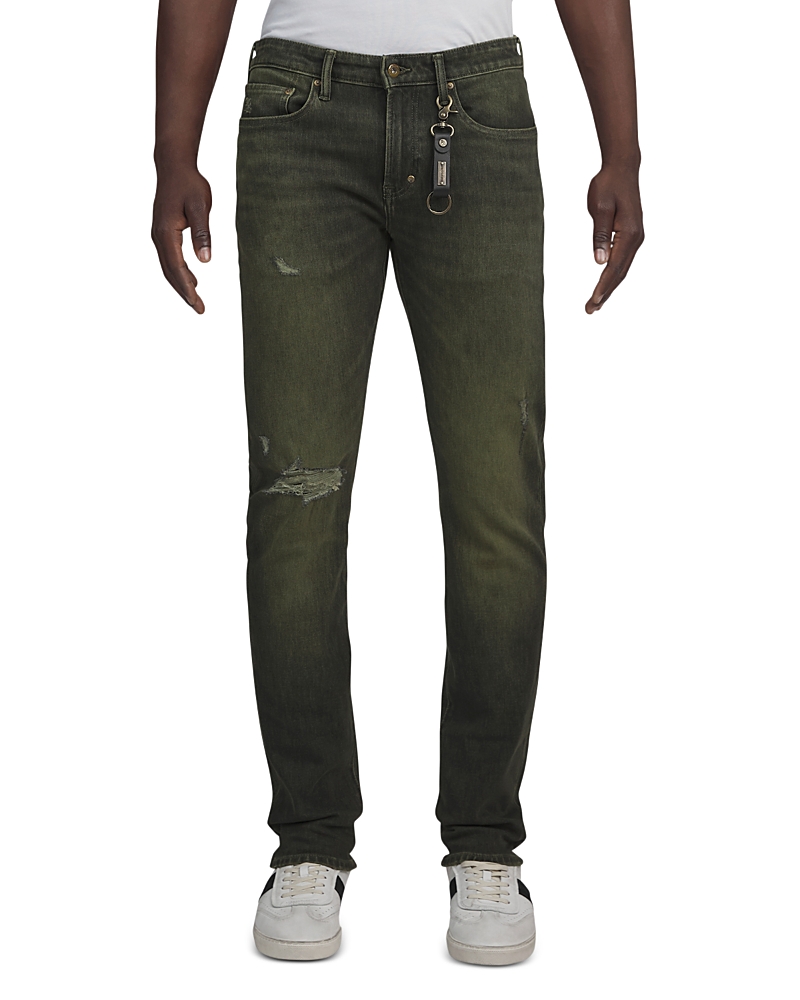 Prps Men's Maltese Two-tone Jeans In Army Green