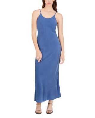 Faux Suede Slip Dress