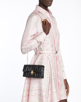 Mini Quilted Kleio Leather Crossbody Bag