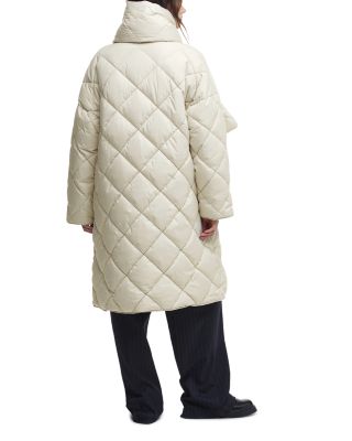 Brigitte Puffer Coat with Scarf