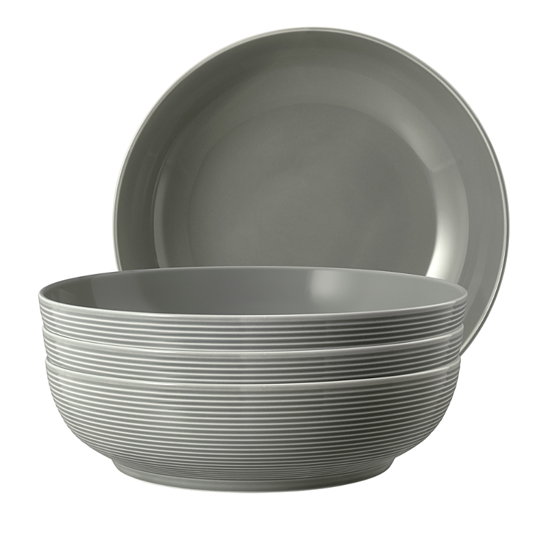 Seltmann Beat Pasta Bowl, Set Of 4 In Gray