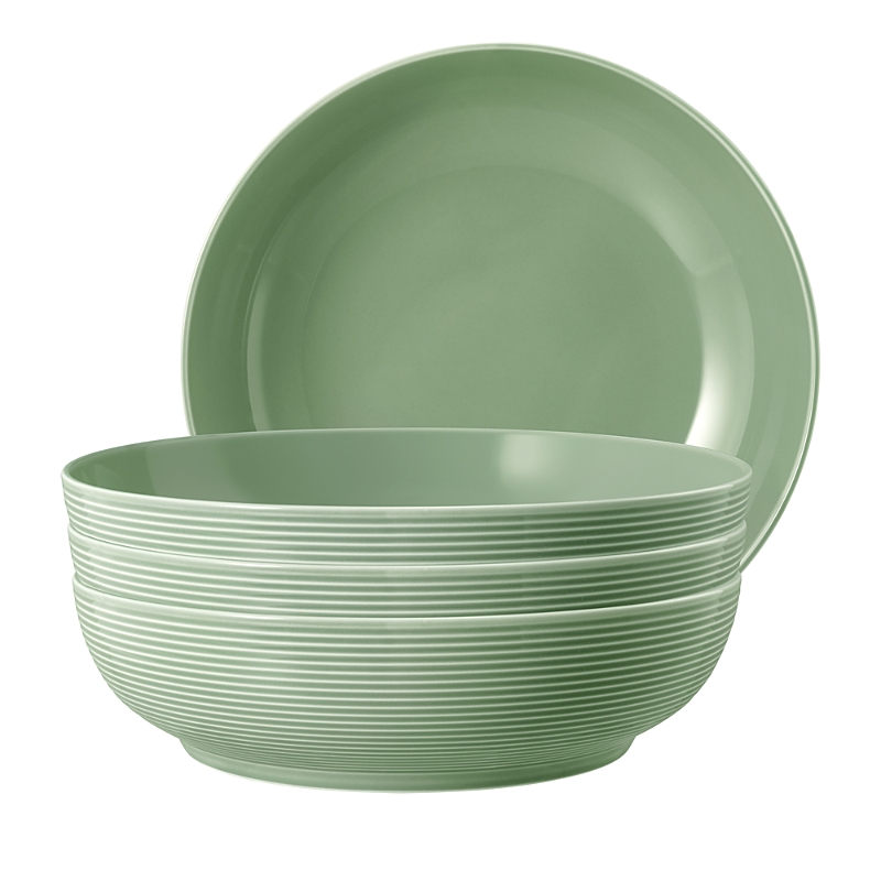 Seltmann Beat Pasta Bowl, Set Of 4 In Green
