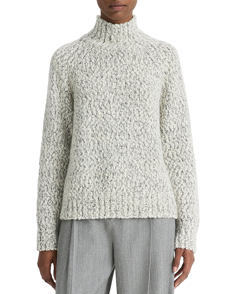VINCE TONAL MARL TEXTURED SWEATER