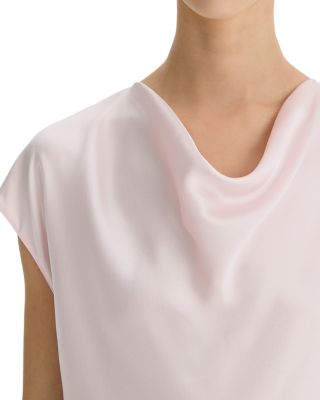 Cowl Neck Silk Blouse