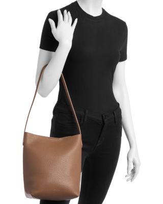 Mini Everyday Cabas Leather Shoulder Bag