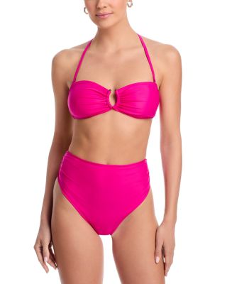 Kobi Halperin - Tayla Hardware Halter Bikini Top & Freya High Waisted Bikini Bottom