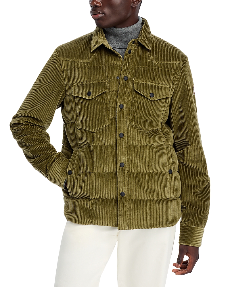Moncler Gelt Corduroy Down Shirt Jacket