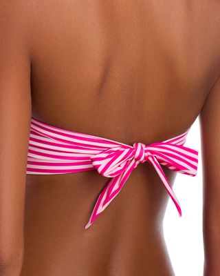 Striped Rosette Bandeau & Striped Bottom