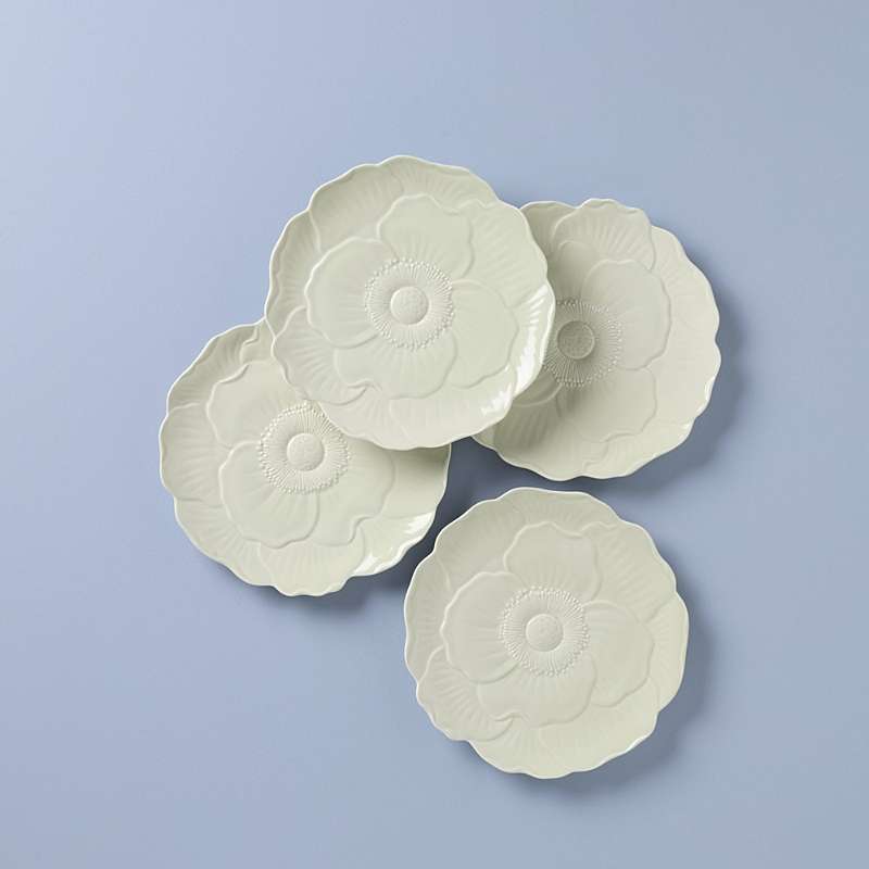 Lenox Butterfly Meadow Plate, Set Of 4 In White