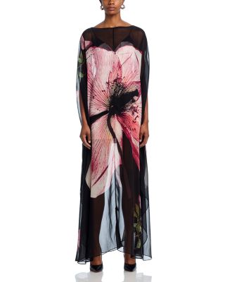 alice and olivia linn cape maxi dress Linn Cape Maxi Dress by alice + olivia at THE MILE