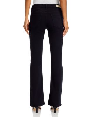 Angel Low Rise Bootcut Jeans in Super Black