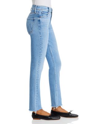 Dazzler Mid Rise Ankle Fray Jeans in Blessing in Disguise