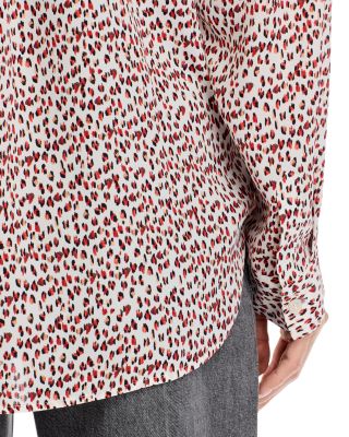 Becky Dot Print Blouse