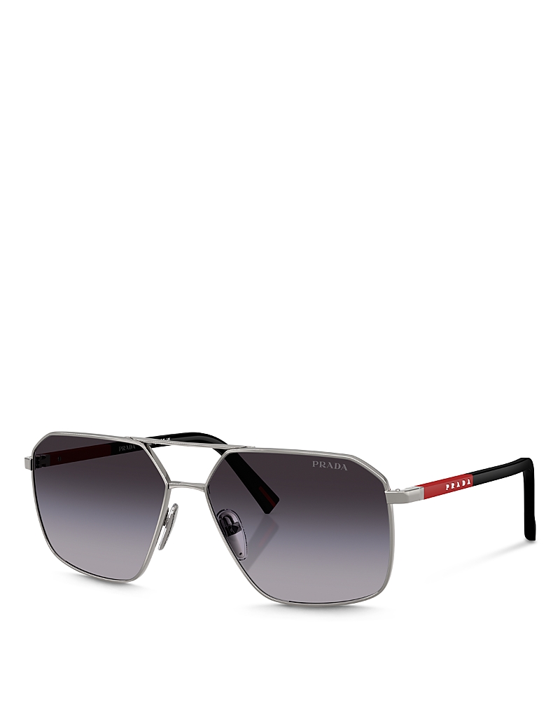 Prada Linea Rossa Man Sunglass Ps A50s In Gunmetal