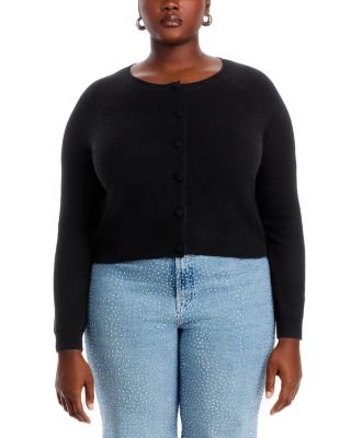 100% Cashmere Crewneck Cardigan - Exclusive