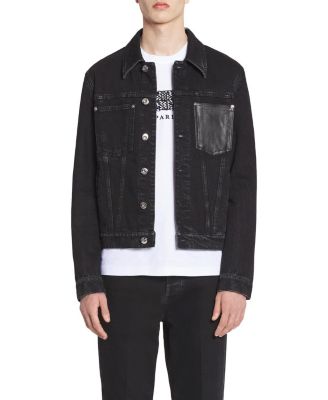 Lanvin - Classic Leather Patch Jacket In Denim