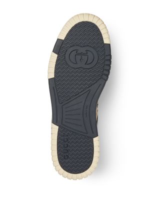 Men's Re-Web Low Top Canvas and Leather Sneakers