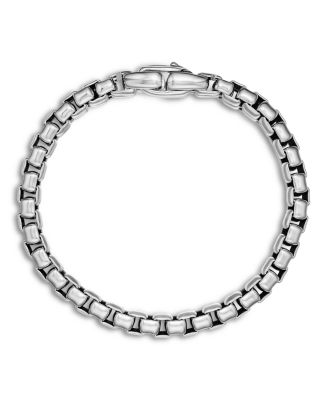 Men&#39;s Large Box Chain Bracelet, 5mm
