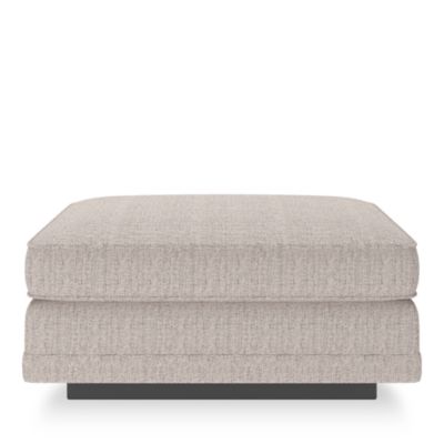 Et Voila Fabric Square Ottoman 