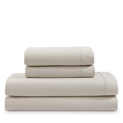 Washed Percale Cotton Sheet Set, Twin