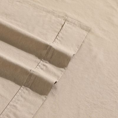 Washed Percale Cotton Sheet Set, Twin XL