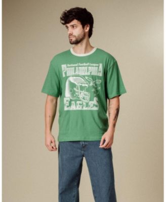  Unisex NFL Philadelphia Eagles Oversized Ringer Tee