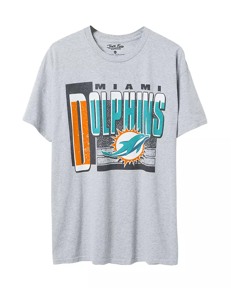 Junk Food Clothing Unisex Nfl Miami Dolphins Complete Tee