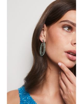Starlet Stone Drop Front to Back Earrings