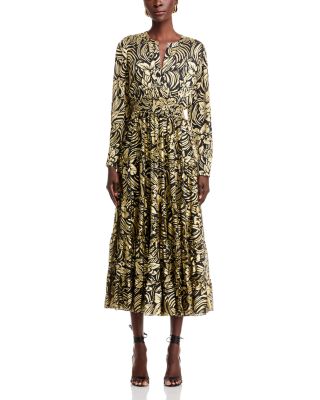 The Francesca Burnout Midi Dress